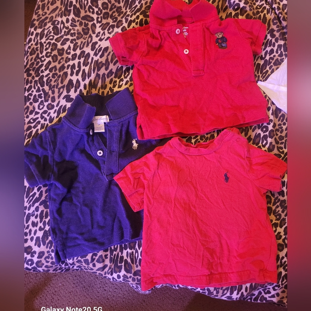 Polo by Ralph Lauren Kids Red, White And Navy Polos